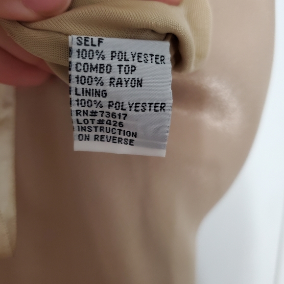 Kim Collection Golf Metallic Silky Midi Slip Dress - Picture 4 of 8